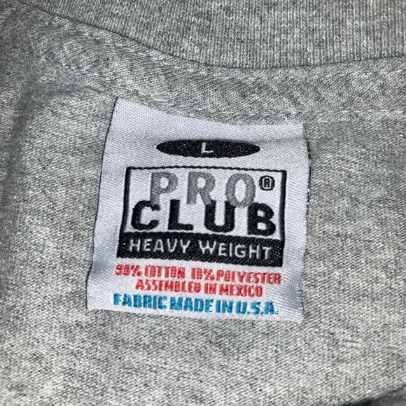 Mile High Minute Pro Club T Shirt Mens Large Grey - Picture 3 of 3